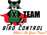 X Team Bird Control Logo